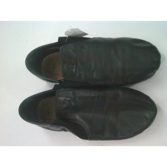 Dance Jazz Shoes ABT  Black 4.5M Youth Side Elastic Split Sole Leather - Picture 1 of 2